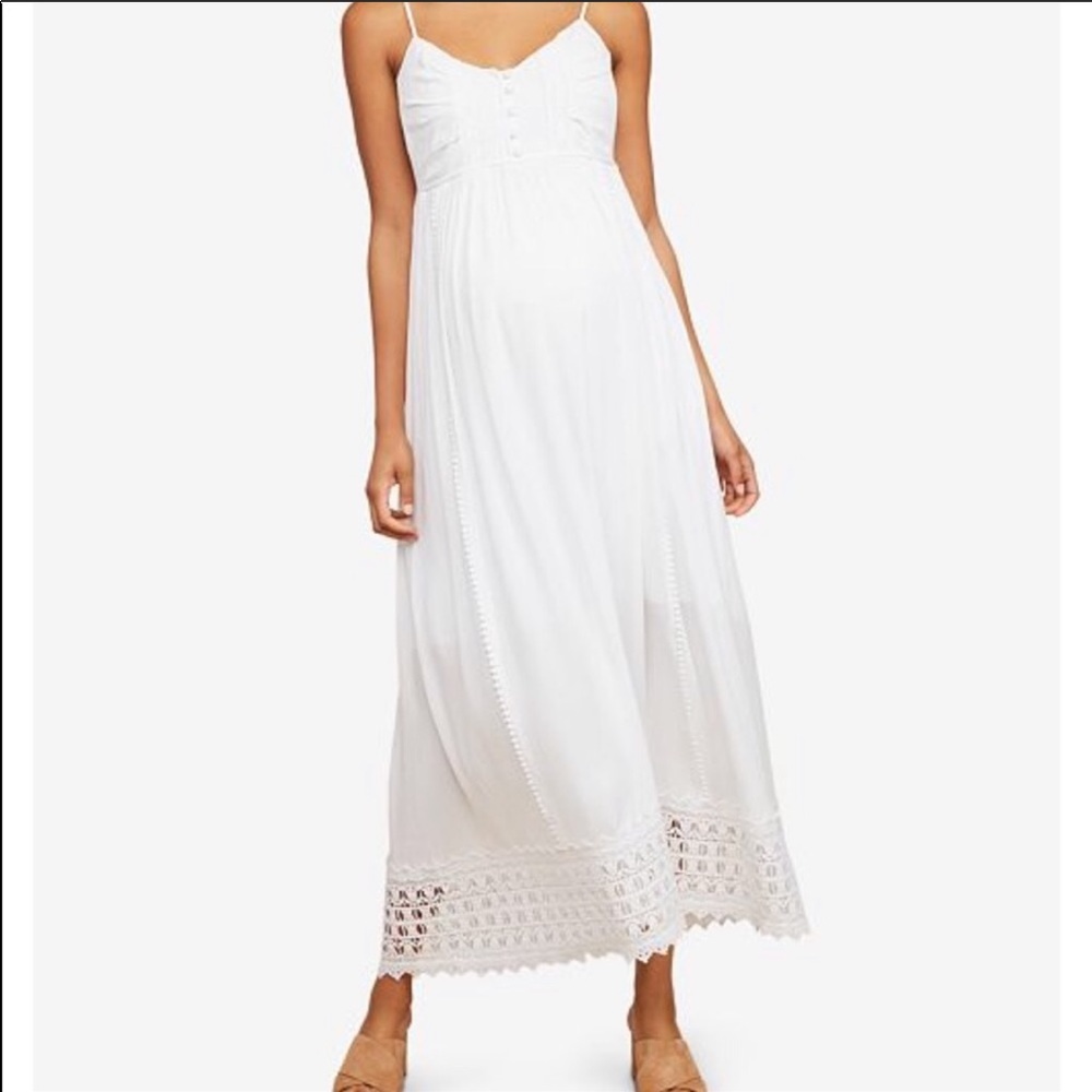 White Maxi Motherhood Maternity Dress- Worn Once